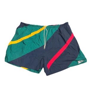Ivy Club Classics Swim Trunks Vintage Retro Colors 80s 90s 2XL EUC Preppy Travel